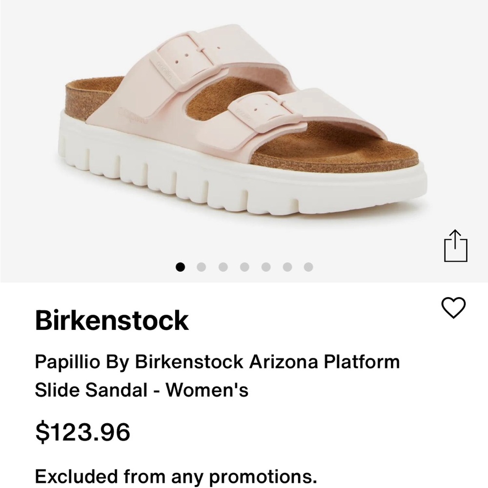 Birkenstock papillio platform sandals size 40
